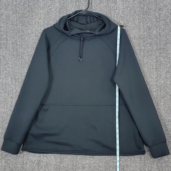 32 Degrees Heat Hoodie Mens Medium Black Super Soft Pullover Jacket Sweatshirt - Picture 3 of 12